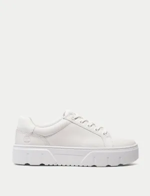 Low Lace-Up Trainer - White
