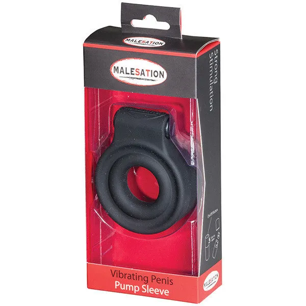 MALESATION VIBRATING PENIS PUMP SLEEVE
