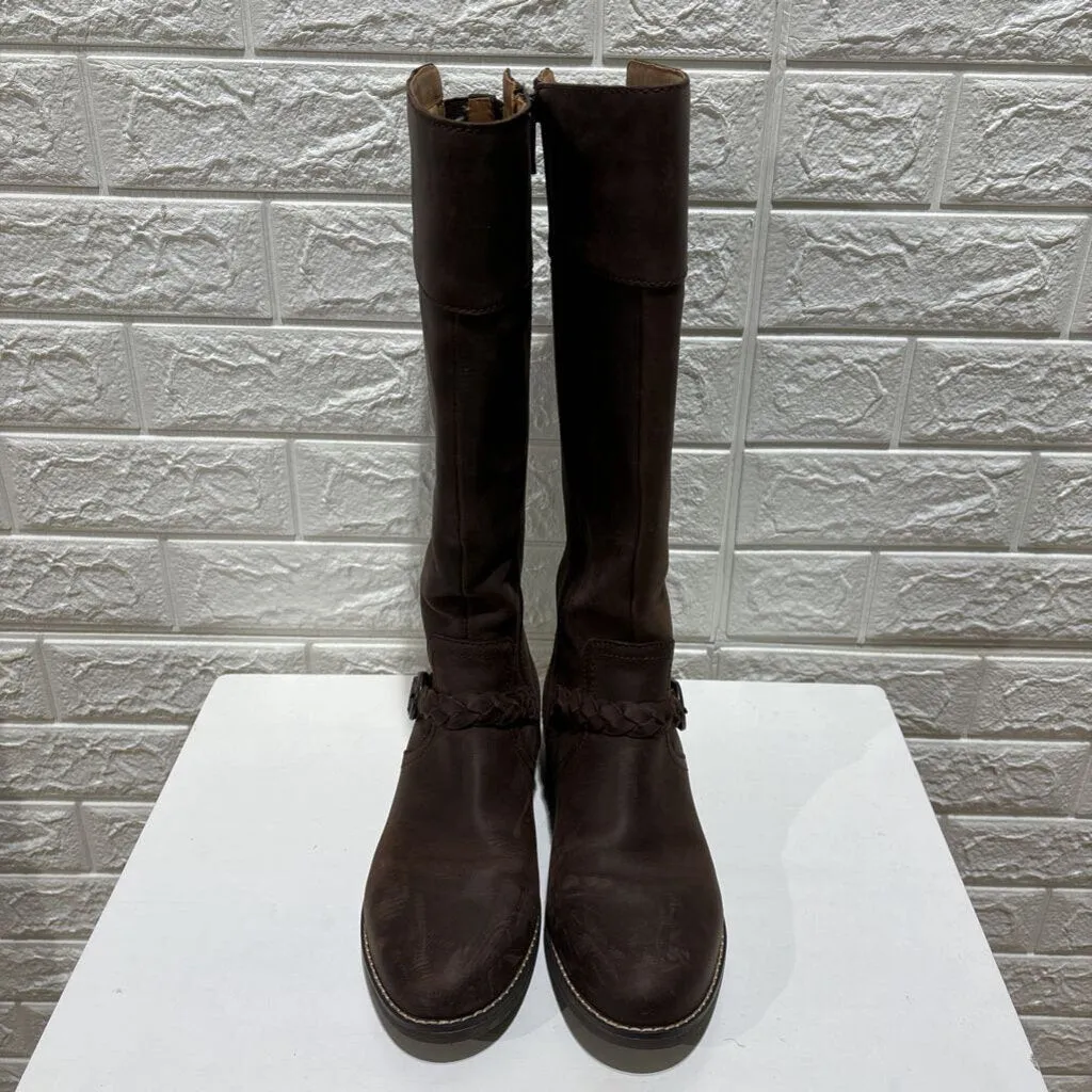 Mira Knee High Tall Leather Boots