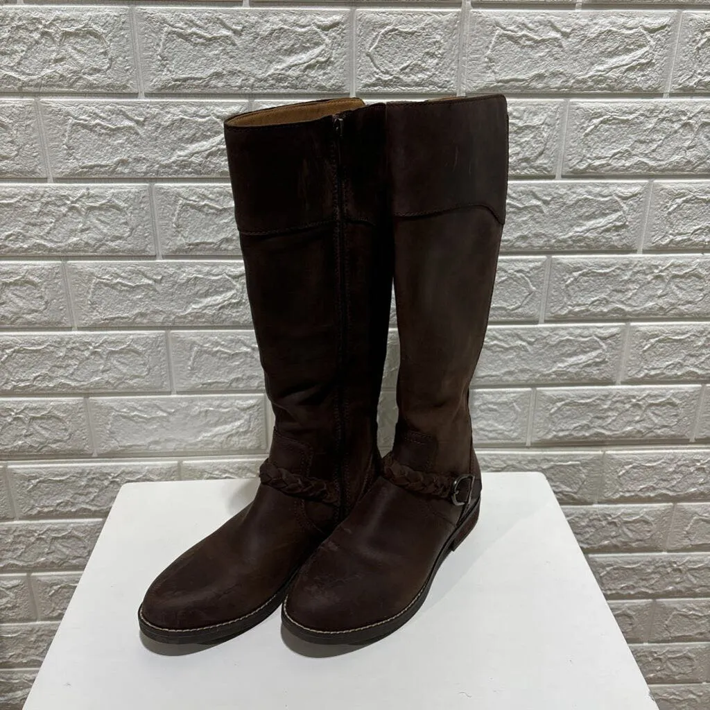 Mira Knee High Tall Leather Boots