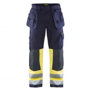 Multinorm&#x20;Craftsman&#x20;Trouser&#x20;1479&#x20;Marine&#x2F;High&#x20;Vis&#x20;Geel&#x20;-&#x20;Bl&#xE5;kl&#xE4;der
