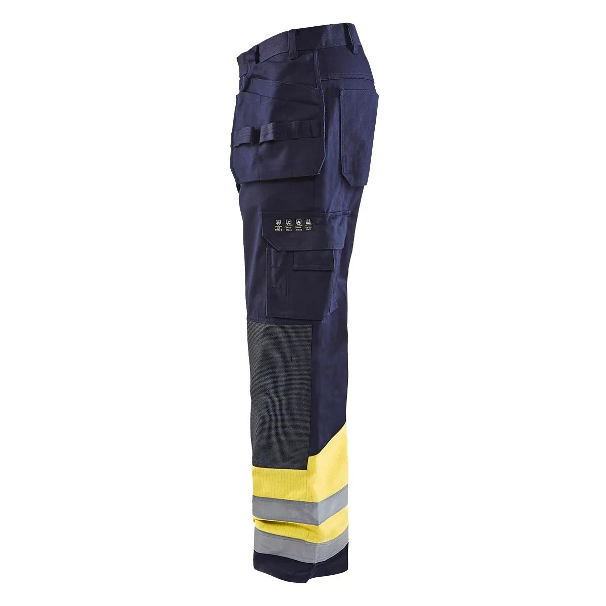Multinorm&#x20;Craftsman&#x20;Trouser&#x20;1479&#x20;Marine&#x2F;High&#x20;Vis&#x20;Geel&#x20;-&#x20;Bl&#xE5;kl&#xE4;der