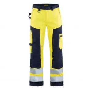 Multinorm&#x20;Craftsman&#x20;Trouser&#x20;1578&#x20;High&#x20;Vis&#x20;Geel&#x2F;Marineblauw&#x20;-&#x20;Bl&#xE5;kl&#xE4;der
