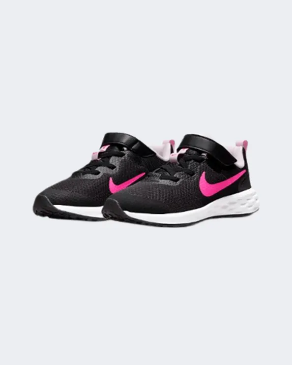 Nike Revolution 6 Ps-Boys Running Shoes Black/Pink