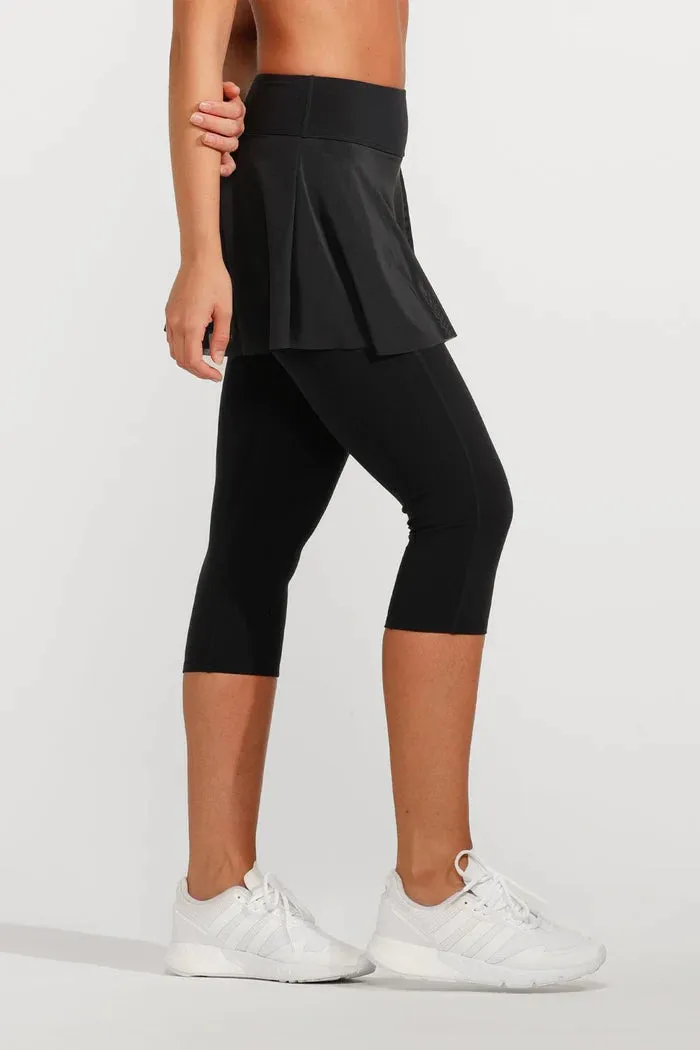 Outskirt High Waist Capri In Black