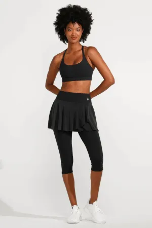 Outskirt High Waist Capri In Black