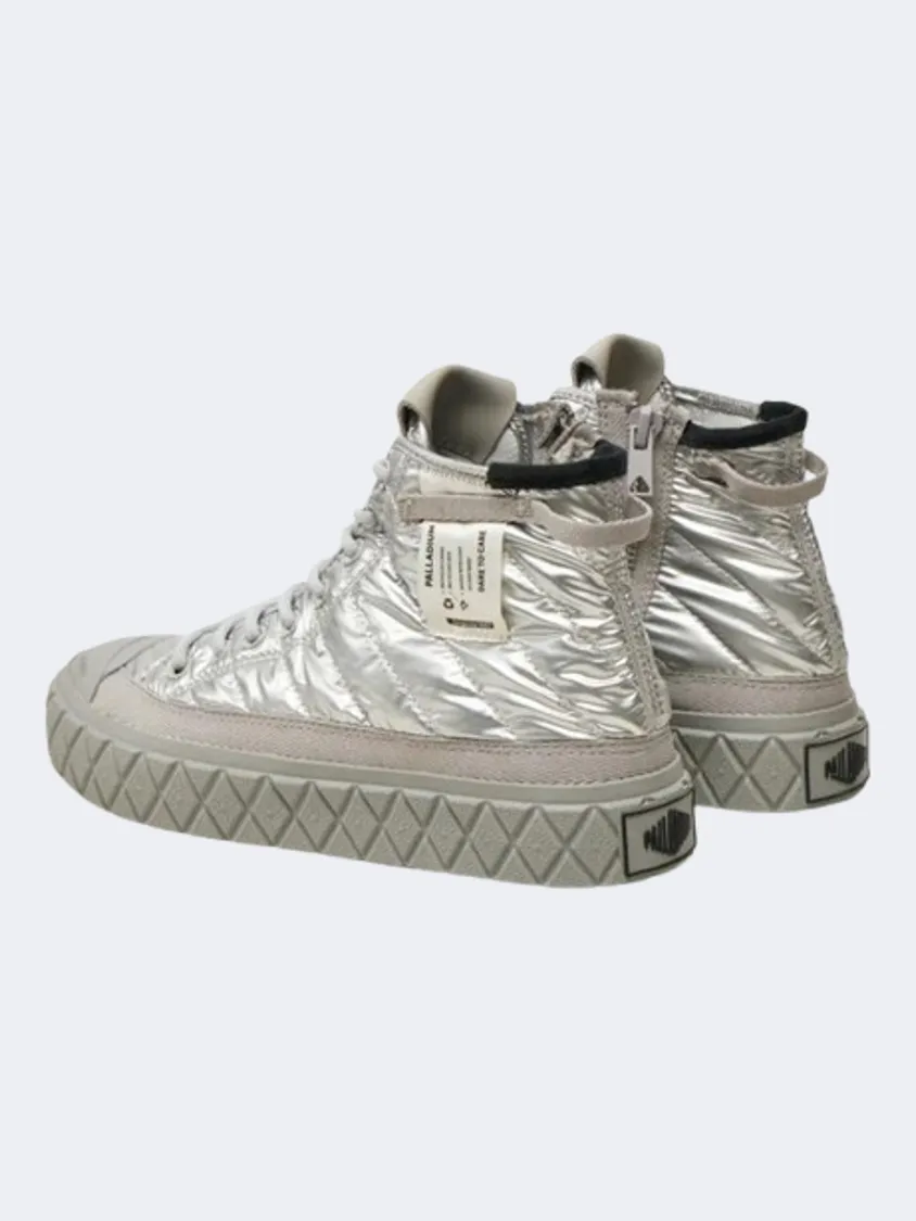 Palladium Palla Ace Re Quilt Women Lifestyle Shoes Warm Silver