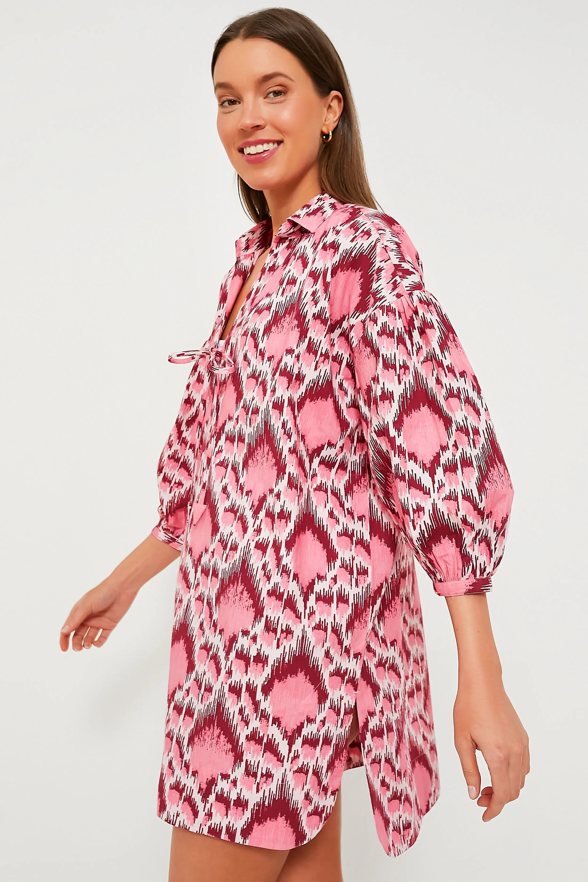 Poppy Ikat Delmar Coverup