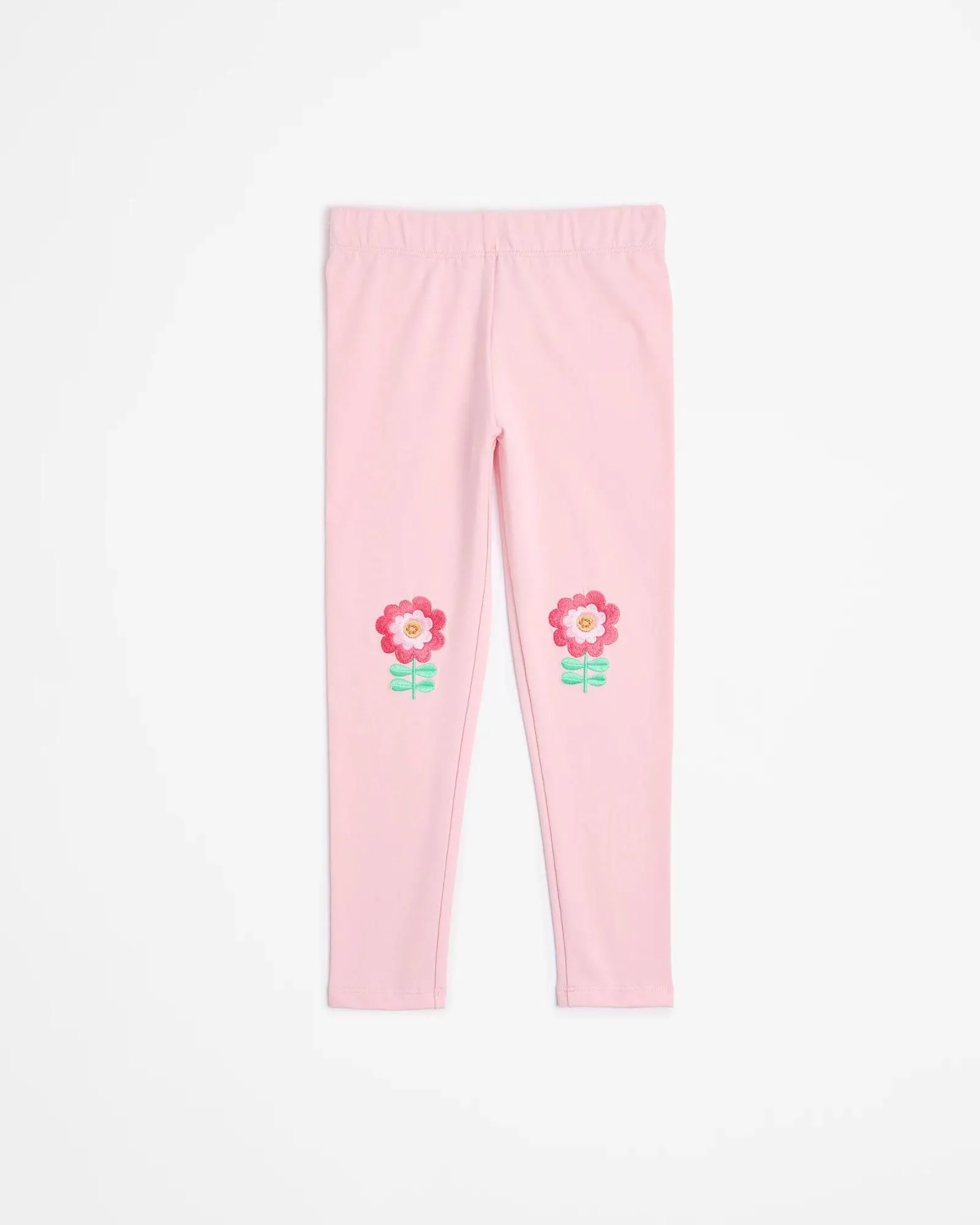 popular  Knee Patch Flower Leggings