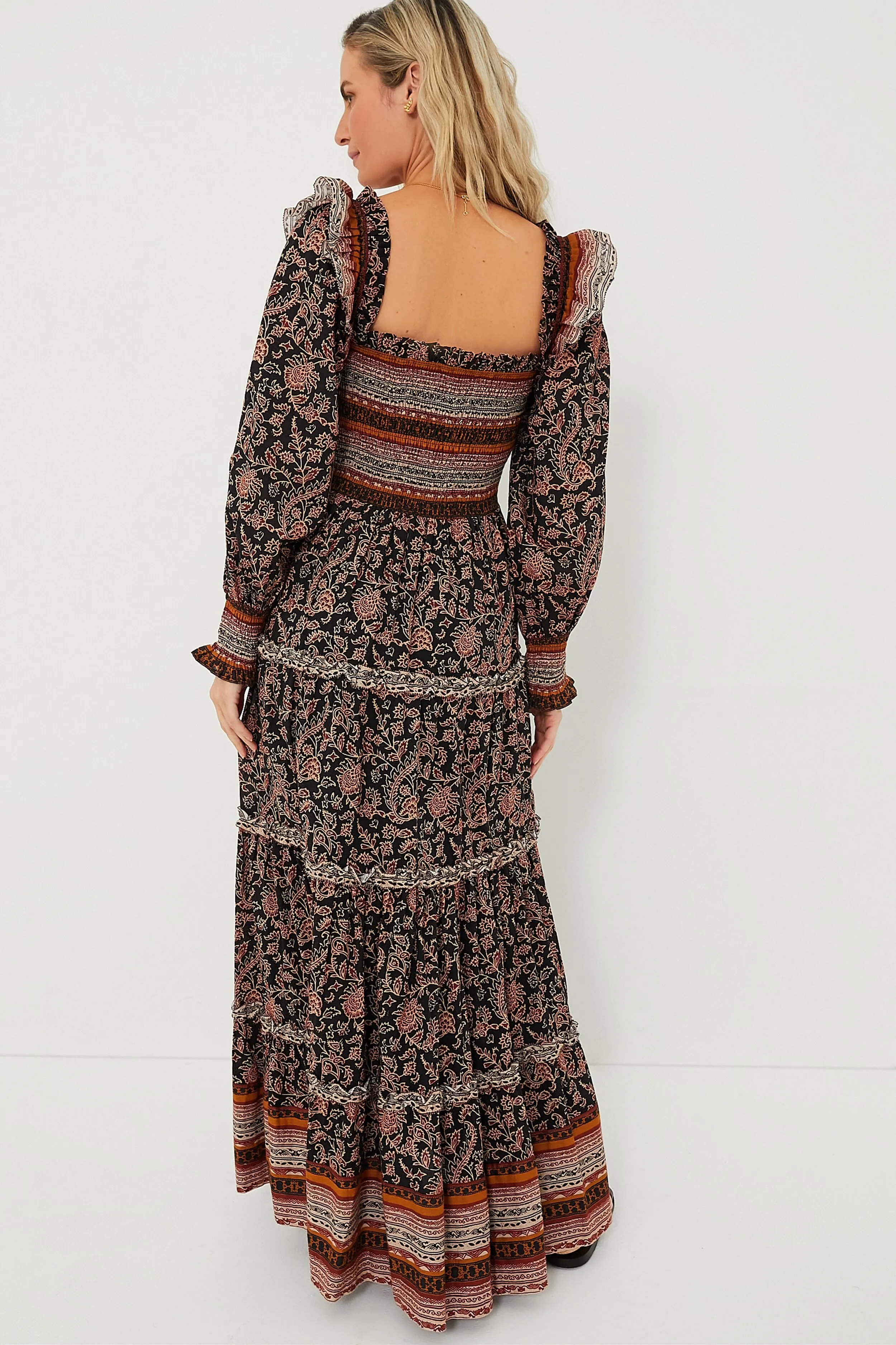 Riana Print Genevieve Dress