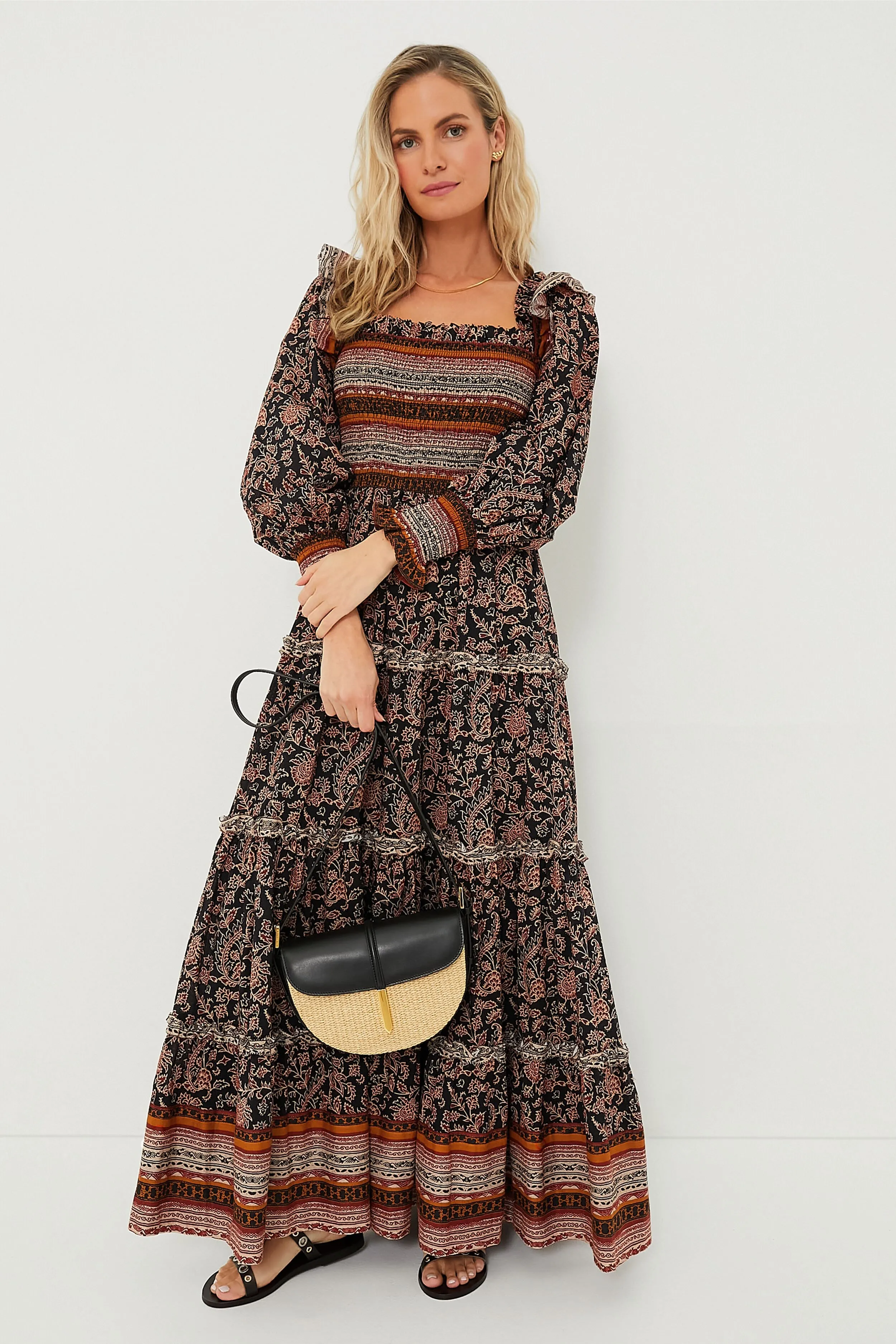 Riana Print Genevieve Dress