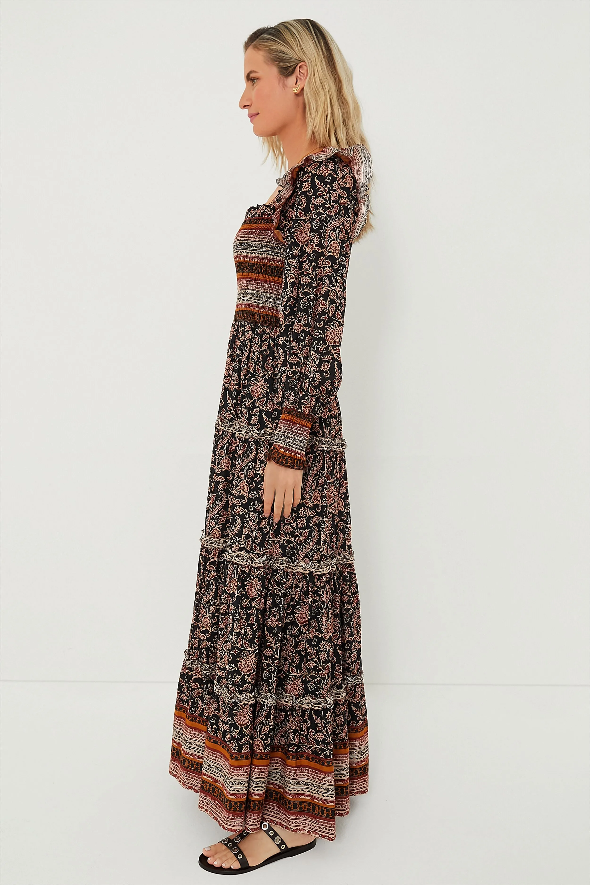 Riana Print Genevieve Dress
