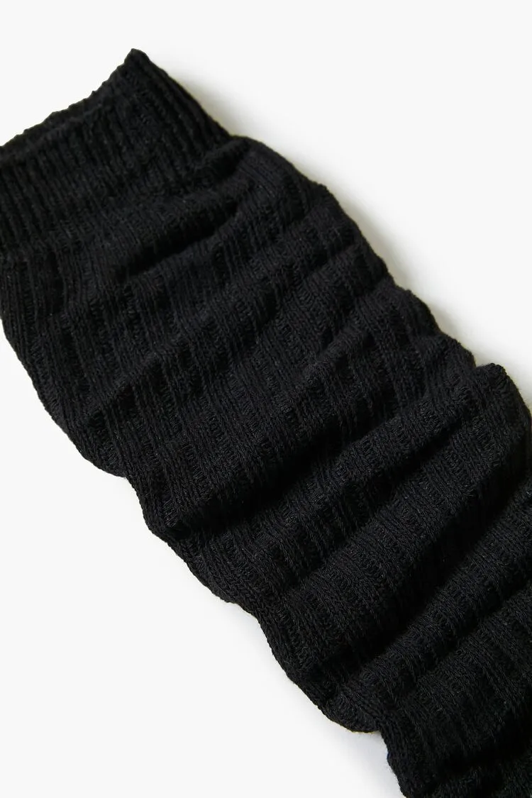 Ribbed Knit Knee-High Socks
