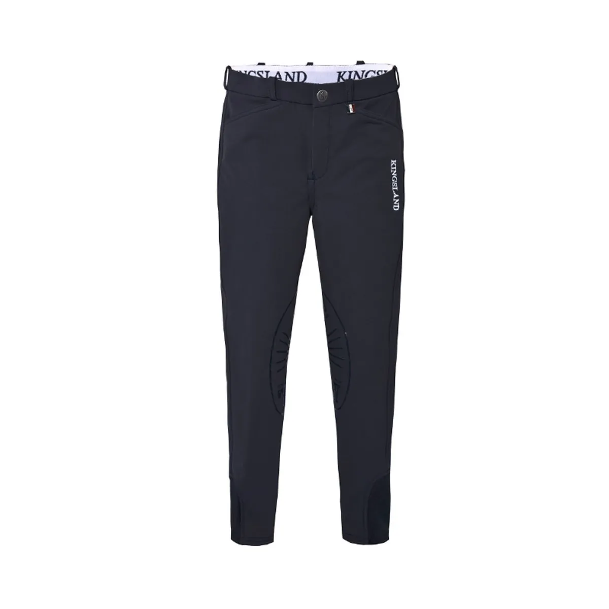 RIDING BREECHES WITH KNEE GRIP KEN Boys Navy