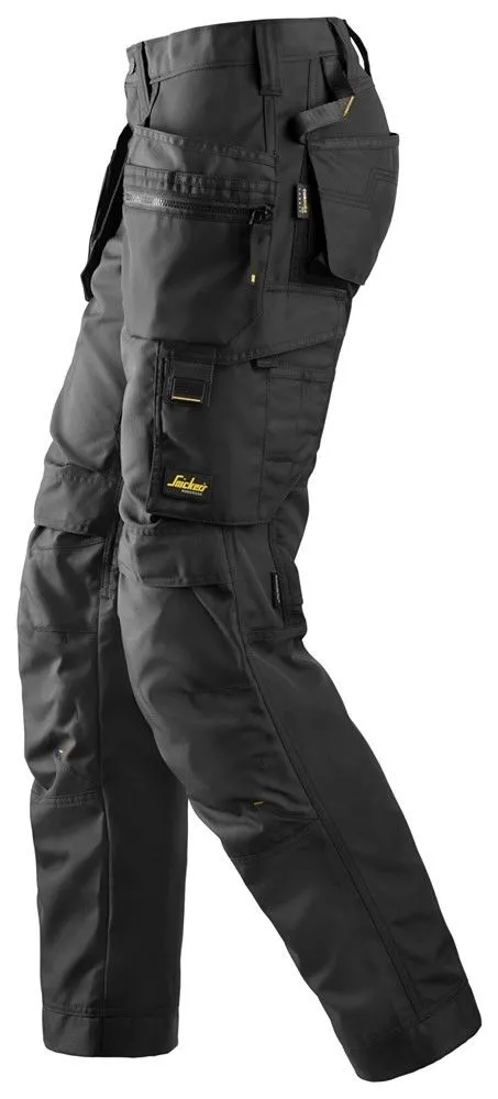 Snickers&#x20;6701&#x20;AllroundWork,&#x20;Women&#x27;s&#x20;Work&#x20;Trousers&#x2B;&#x20;with&#x20;Holster&#x20;Pockets&#x20;-&#x20;Black