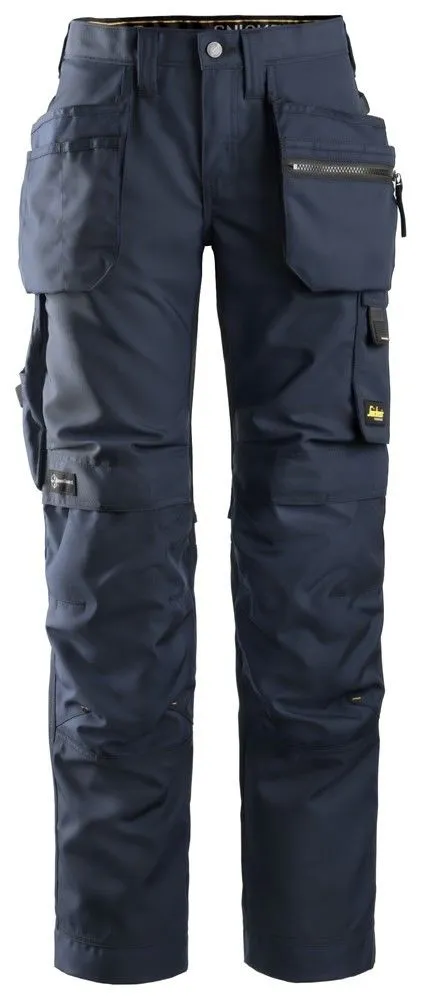 Snickers&#x20;6701&#x20;AllroundWork,&#x20;Women&#x27;s&#x20;Work&#x20;Trousers&#x2B;&#x20;with&#x20;Holster&#x20;Pockets&#x20;-&#x20;Navy