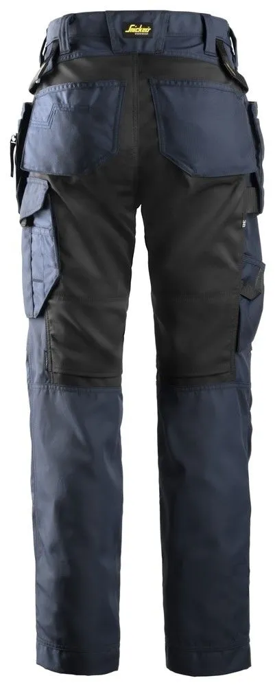 Snickers&#x20;6701&#x20;AllroundWork,&#x20;Women&#x27;s&#x20;Work&#x20;Trousers&#x2B;&#x20;with&#x20;Holster&#x20;Pockets&#x20;-&#x20;Navy