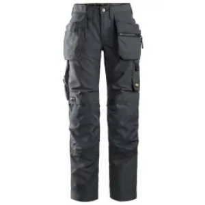 Snickers&#x20;6701&#x20;AllroundWork,&#x20;Women&#x27;s&#x20;Work&#x20;Trousers&#x2B;&#x20;with&#x20;Holster&#x20;Pockets&#x20;-&#x20;Steel&#x20;Grey