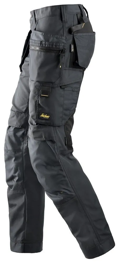 Snickers&#x20;6701&#x20;AllroundWork,&#x20;Women&#x27;s&#x20;Work&#x20;Trousers&#x2B;&#x20;with&#x20;Holster&#x20;Pockets&#x20;-&#x20;Steel&#x20;Grey