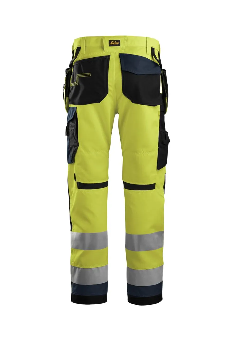 Snickers&#x20;Work&#x20;Trousers&#x20;High&#x20;Vis&#x20;Holster&#x20;Pockets&#x20;6230&#x20;-&#x20;Navy