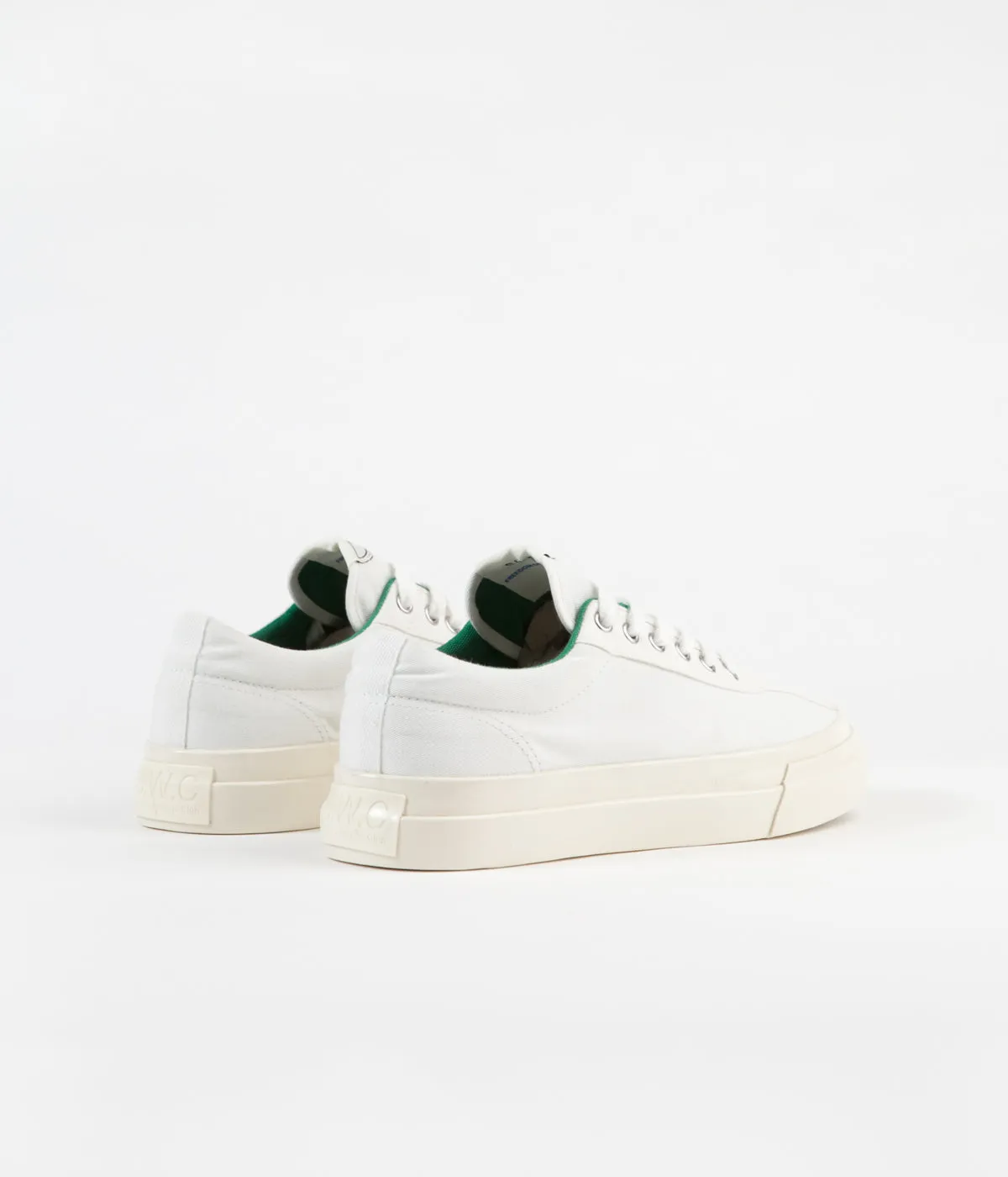 Stepney Workers Club Dellow Canvas Shoes - White / Green