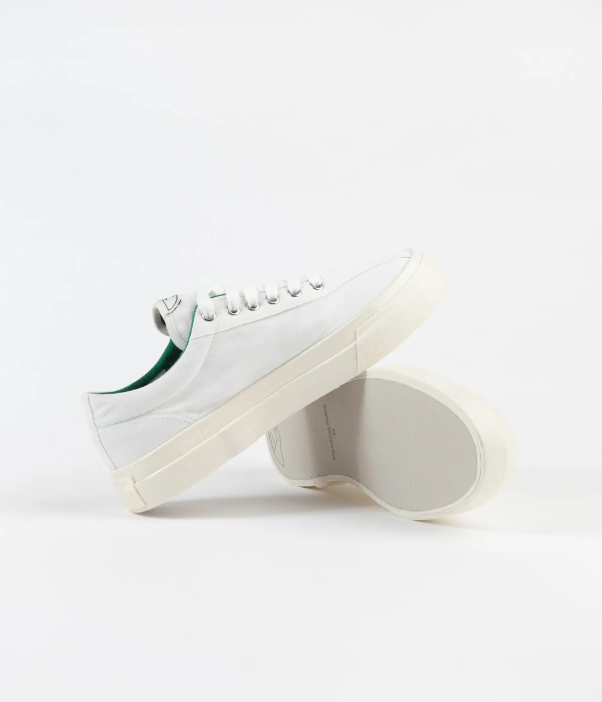 Stepney Workers Club Dellow Canvas Shoes - White / Green