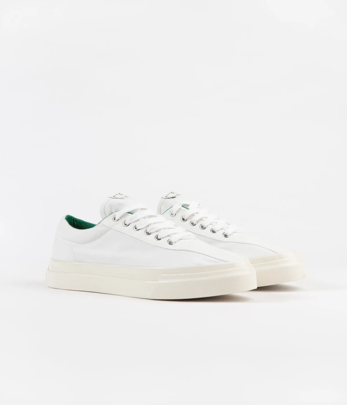 Stepney Workers Club Dellow Canvas Shoes - White / Green