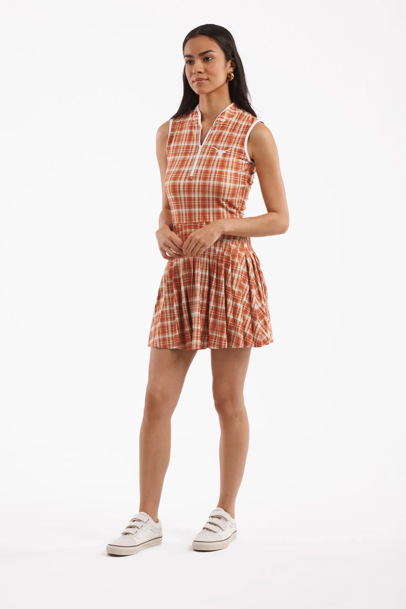 Tailgate Collection Mackenzie Dress - Texas Plaid