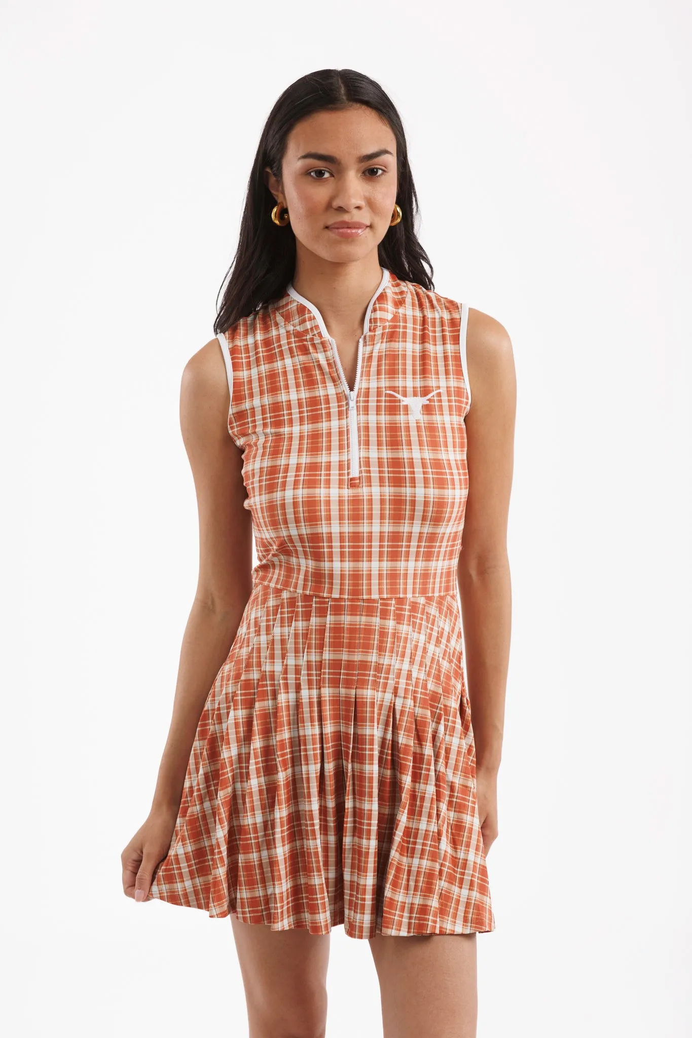Tailgate Collection Mackenzie Dress - Texas Plaid