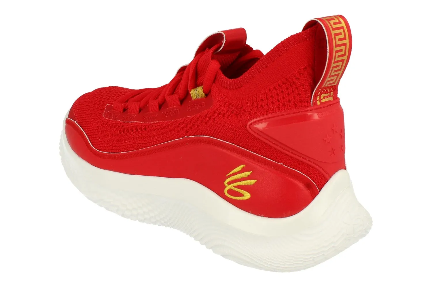 Under Armour Curry 8 Cny GS Basketball Trainers 3024036 600