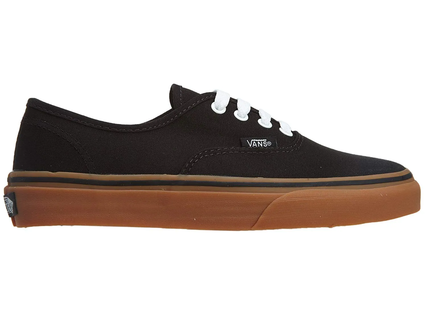 Vans Little Kids Authentic Gum Black Shoes