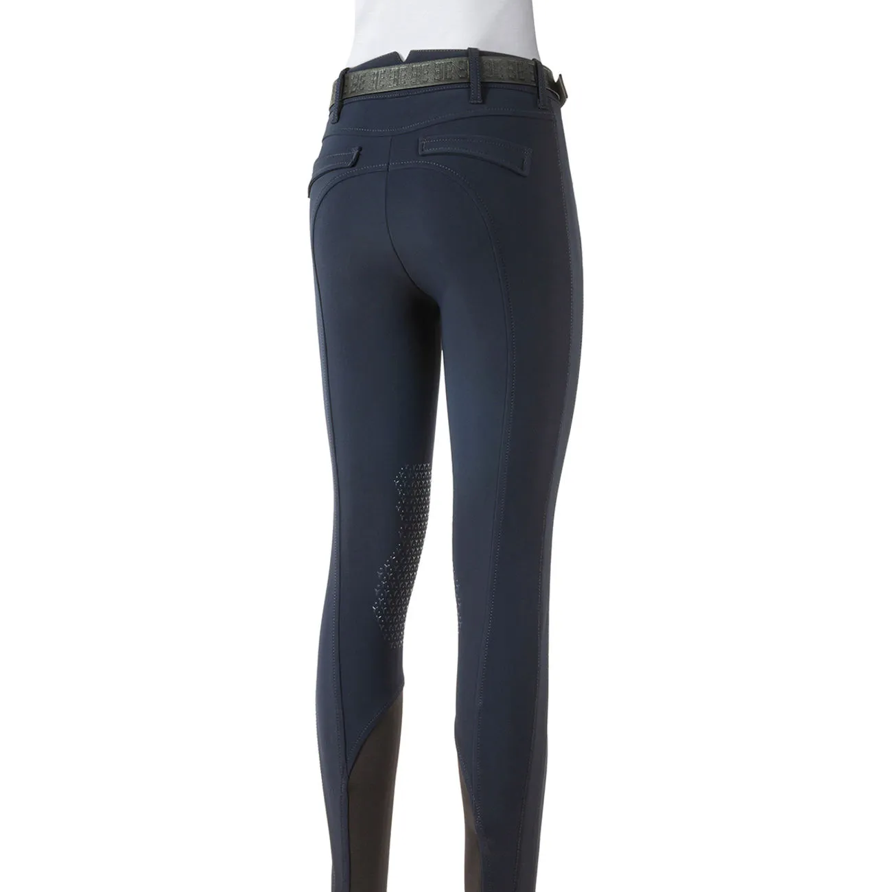 WOMEN&#x27;S HIGH WAIST KNEE GRIP PANTS ETTIEKH BLU