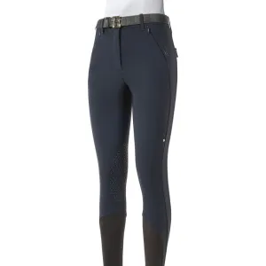 WOMEN&#x27;S HIGH WAIST KNEE GRIP PANTS ETTIEKH BLU