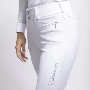 WOMEN&#x27;S KNEE GRIP PANTS CLARA WINTER KNEE WHITE