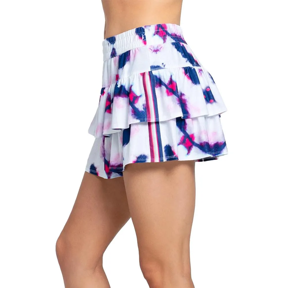 Women`s High Waist Berry Burst Tennis Skort Blueberry