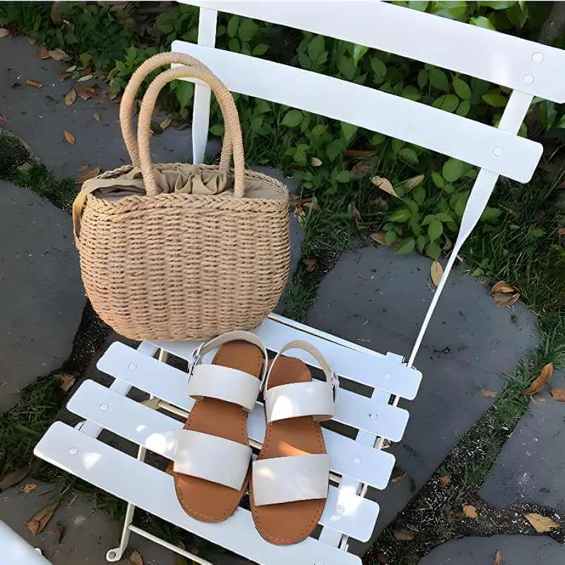 Woven Rattan Handbag