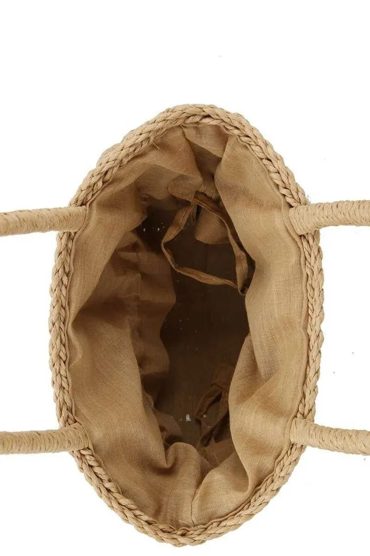 Woven Rattan Handbag