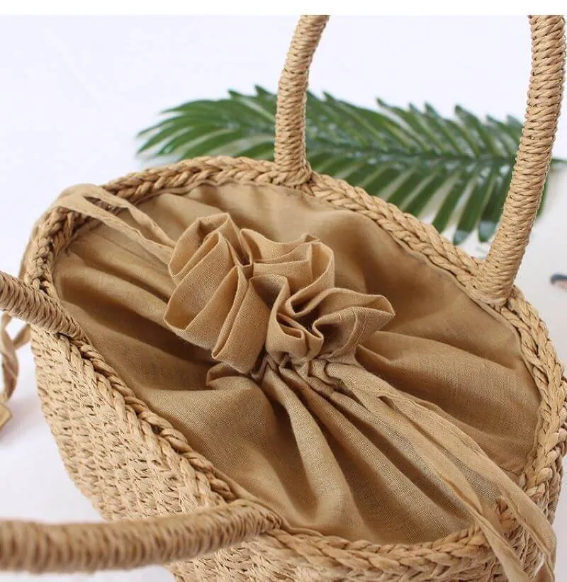 Woven Rattan Handbag