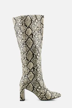 Zara Block Knee High Boots | 100% Authentic Leather