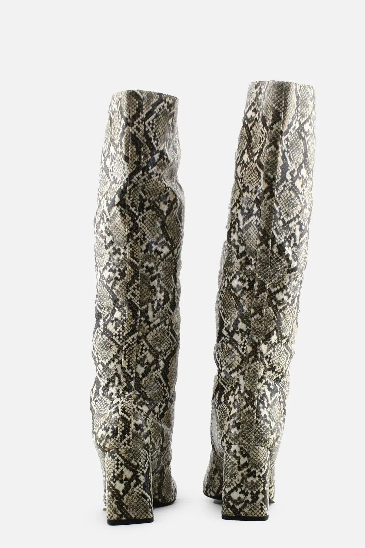 Zara Block Knee High Boots | 100% Authentic Leather